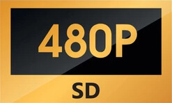 480p video
